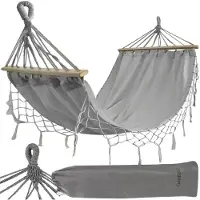 Gardlov XXL Hangmat voor 2 personen – met Spreidstokken - tot 250 kg