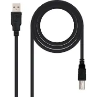 Nanocable USB A to USB B Cable 10.01.0104-BK 3 m Black