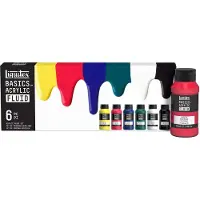 Winsor & Newton Basics Fluid Acrylverf Set 6 x 118 ml