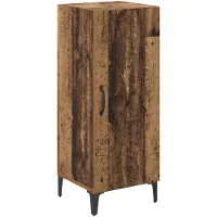 vidaXL Dressoir Oudhout 34,5 x 34 x 90 cm Bewerkt hout