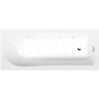 Polysan Lisa Whirlpoolbad, 170x70x47cm, Active Hydro-Air, chroom