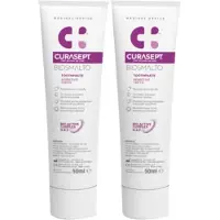 Curasept 2x Tandpasta Biosmalto Gevoelige Tanden 75 ml