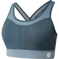 Dare 2b Dare2B, Mantra Dames Sportbeha, Blauw/Grijs, Maat XS