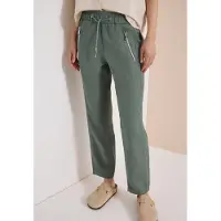 Cecil Slim Legs broek van linnenmix
