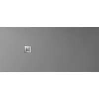 Gelco Mitia Cultured Marble Douchebak 200x100cm, grijs