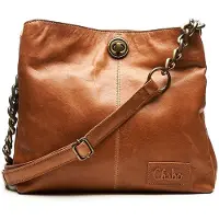 Chabo Bags Chain Small Schoudertas Camel
