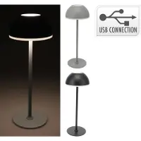 Excellent houseware Tafel lamp, staal, kleurrijke speelgoedlamp, USB, 300x100x100 mm