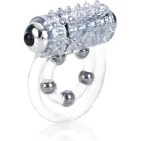 Calexotics California Exotic Novelties Maximus Ring - Cockring - 5 Stroke Beads - Ø 50 mm