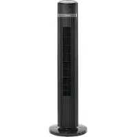 Heinner Digitale Torenventilator – 45 W – Digitale Bediening – 101 cm – 3 Snelheidsstanden + ECO – 15 Uurs Timer – 3 Ventilatiestanden – Afstandsbediening – Zwart