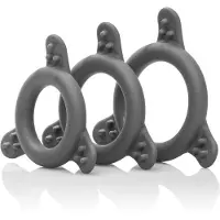 Calexotics - Pro Series Silicone Ring Set - Rings Zwart