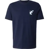 BOSS Shirt ' Te_Movement ' navy / pastelgroen / rosa