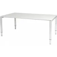 Schaffenburg Vergadertafel Domino - 180x100 grijs - wit frame
