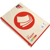 Quantore Kopieerpapier colour a4 160gr creme | 5 stuks