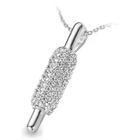 Orphelia Hanger + Ketting Bar Pave Zirconium ZH-4713