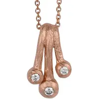 Orphelia Hanger + Ketting Zirconium Rose ZH-4847/1