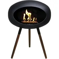 Le Feu Biohaard Ground Wood Low - Gerookte Eik