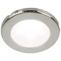 Hella Marine Stainless Steel Euroled 75 Cover Warm White Ceiling Light 24v Zilver 75 x 25.5 mm