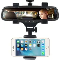 Peachy Universeel Houder met Klem aan Binnenspiegel Car Auto iPhone Smartphones