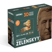 Cartonic - -VOLODYMYR ZELENSKYY- 3D puzzel- kinderen en volwassenen- decoratie- ecologisch- puzzel- DIY