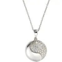 Orphelia Dames 925 Sterling Zilveren Ketting met Hanger - Zilver ZH-4604