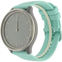 123Watches sport gesp band - tahoe blauw - 18mm - Geschikt voor Garmin Vivoactive 4S / Venu 2S / Venu 3S / Vivomove 3s / Overige smartwatches met 18mm bandje