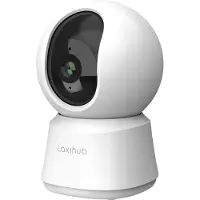 Laxihub P2 - Wifi Beveiligingscamera - Huisdiercamera - Indoor camera - Full HD Resolutie – Wifi - Privacyfunctie - Wit