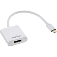 InLine USB Display Converter, USB-C male naar DisplayPort 4K/60Hz zilver