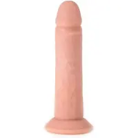 Virgite - Vibrerende Dildo Met Afstandsbediening 21 x 6 cm - Lichte Huidskleur