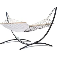 Potenza Hangmat met Standaard 1 Persoons – Extra Stabiel Frame tot 200 kg | Compact, Stevig & Duurzaam