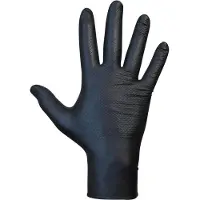 JUBA Handschoenen van nitril JUBA Agility Grip Zwart Nitril Stofvrij 50 Stuks Maat 11