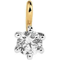 The Jewelry Collection Bicolor Gouden Hanger zirkonia 4208653
