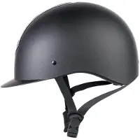 Harry's Horse Veiligheidscap Pro F2 Matt Crystal Zwart/Zwart - S