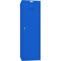 Phoenix Staal Garderobekast 1 Deurs Sleutelslot 400 x 400 x 1,265 mm Blauw