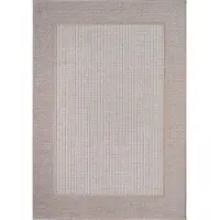 TT Home Balkon Tuin Eetkamer Scandinavisch Boho Design Rand Effen 80 x 150 cm Rechthoek 80 x 150 cm Rechthoek beige