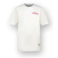 Vingino T-shirt met backprint wit Jongens Katoen Ronde hals Backprint - maat 104