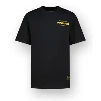 Vingino T-shirt Basic-Logo Jongen Zwart 128