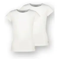 Vingino T-shirt Girls-t-shirt-2pack Meisje Wit XXS