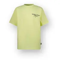Vingino T-shirt met backprint geel Jongens Katoen Ronde hals Backprint - maat 140
