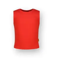 Vingino Top Basic-crop rib top Meisje Rood 176
