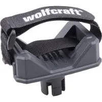 Wolfcraft GmbH 6891000, Accessoirehouder, universeel, zwart, kunststof, 49 mm, 68 mm