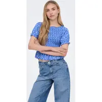 ONLY Onlmolly Top Dames Blauw L
