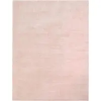 TT Home Woonkamer korte pool effen modern design wasbaar roze 140 x 200 cm Vierkant