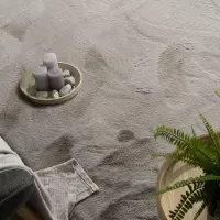 TT Home Woonkamer hoogpolig tapijt langpolig zacht konijnenbont imitatie zacht