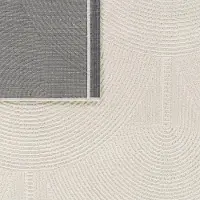 TT Home Woonkamertapijt eetkamer kortpolig boho-design Scandinavische effen kleuren boog