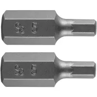 Neo - Inbussleutel - HEX 5 x 30 mm - S2 Staal - 2 Stuks