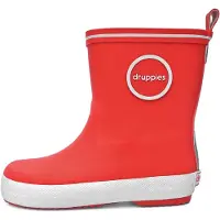 Druppies Regenlaarzen Dames - Rode Rubber Laarzen - Trendy - Fashion Boot - Maat 38