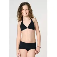 Moodies Undies menstruatie bikini-boxer medium/heavy zwart Meisjes Nylon - maat 140-146
