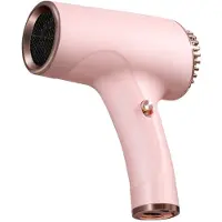 VHV - Föhn - Draadloze föhn - kleine draagbare föhn - Hoogwaardige föhn met warme en koude lucht - USB-oplaadfunctie - Ideaal voor gezinsuitjes - Reizen en kamperen - roze