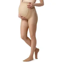Be Mammy Dames Zwangerschap Panty - 40 DEN - Halsterloos - Polyamide - BE-GI-1119 - Daino - M