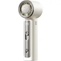 VHV - Ventilator met koelcontact - USB oplaadbaar, 199 snelheden, wit compact model voor bureau, reizen, sport en onderweg